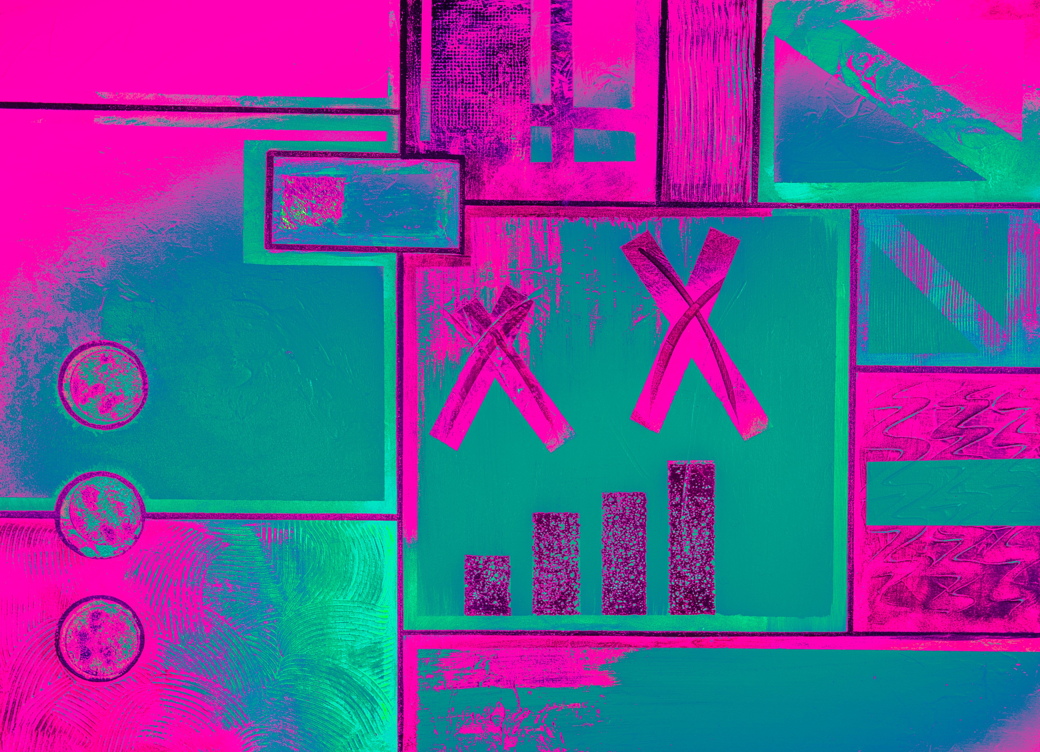 X v X  Pink - Prints