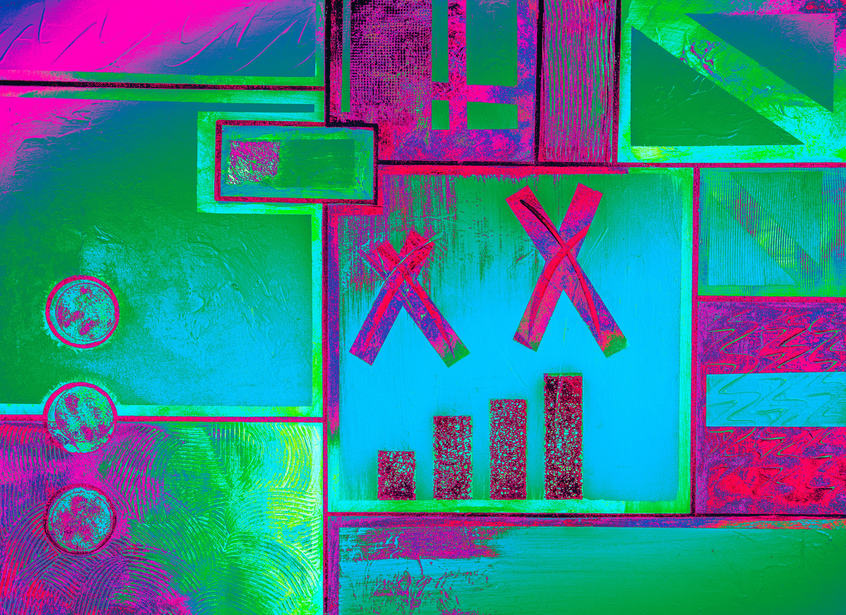 X v X  Pink - Prints